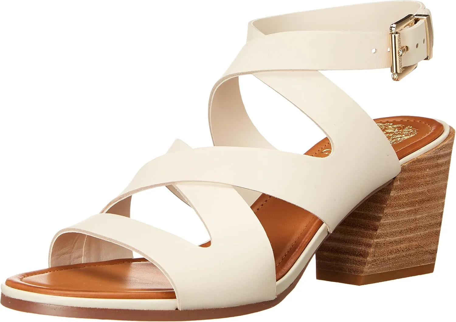 Vince Camuto Women's Footwear Deverey Stacked Heel Sandal Heeled