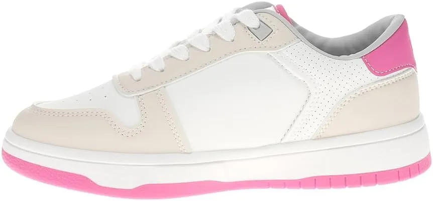Vintage Havana Womens Fresh Lace Up Sneakers Shoes Casual - Pink, White