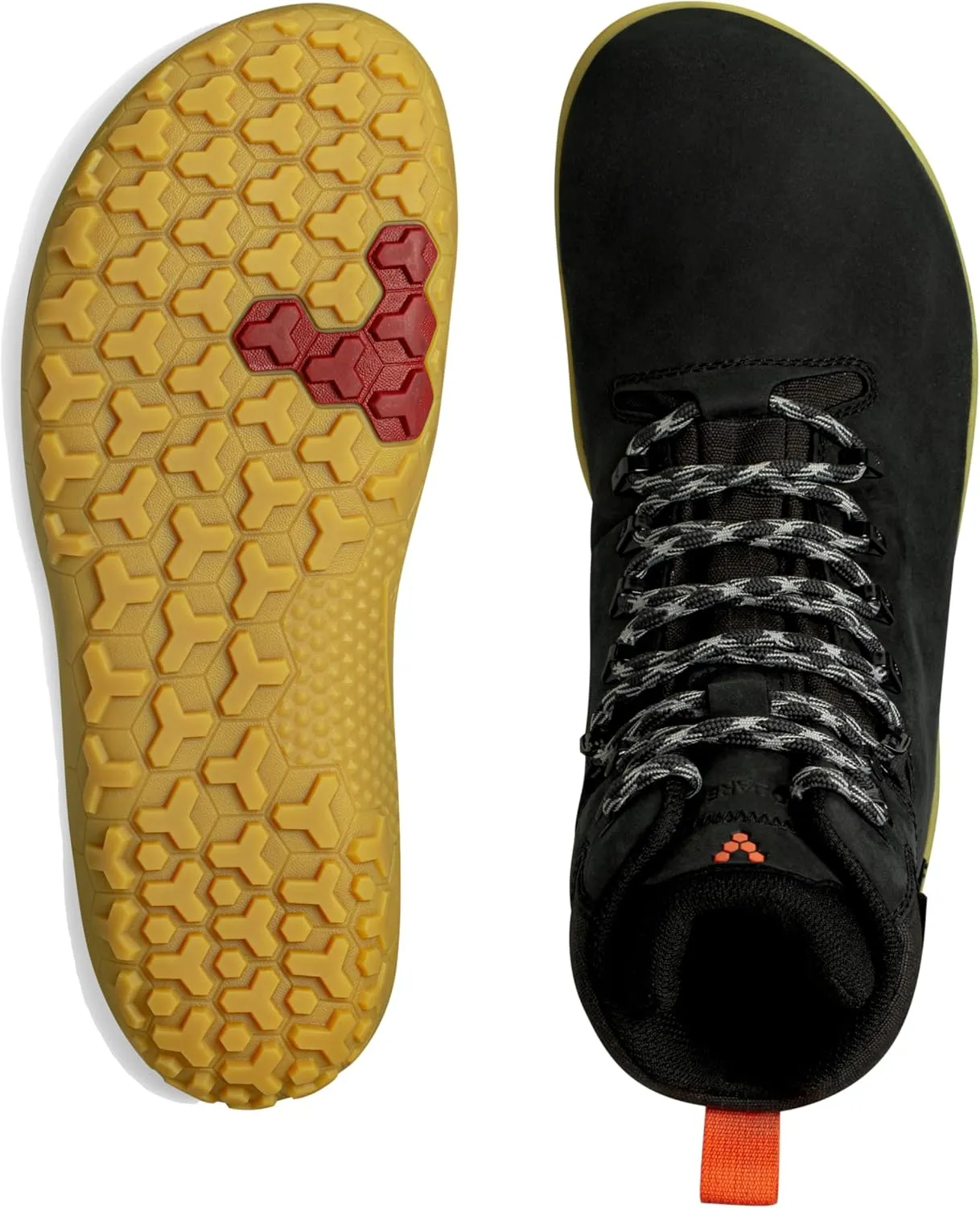 Vivobarefoot Magna Forest ESG, Womens Leather and Wool Hiking Trainers with Barefoot Sole