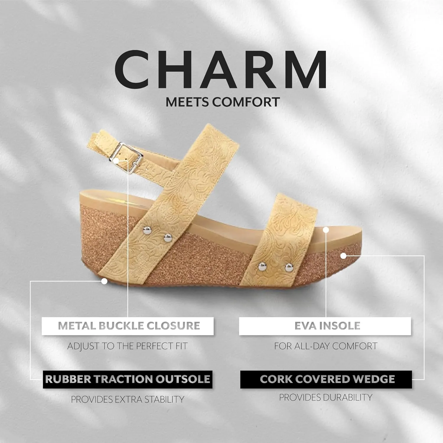 VOLATILE Women's Wedge Sandal