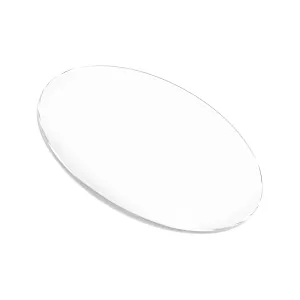Watch Crystal Len Glass, 44.5mm Dia. 1.2mm Thicken, Sapphire Flat Round Face Crystals Replacement Lens Clear - (Applications: for Watchmaker Repair Electronic Mechanical Watches)