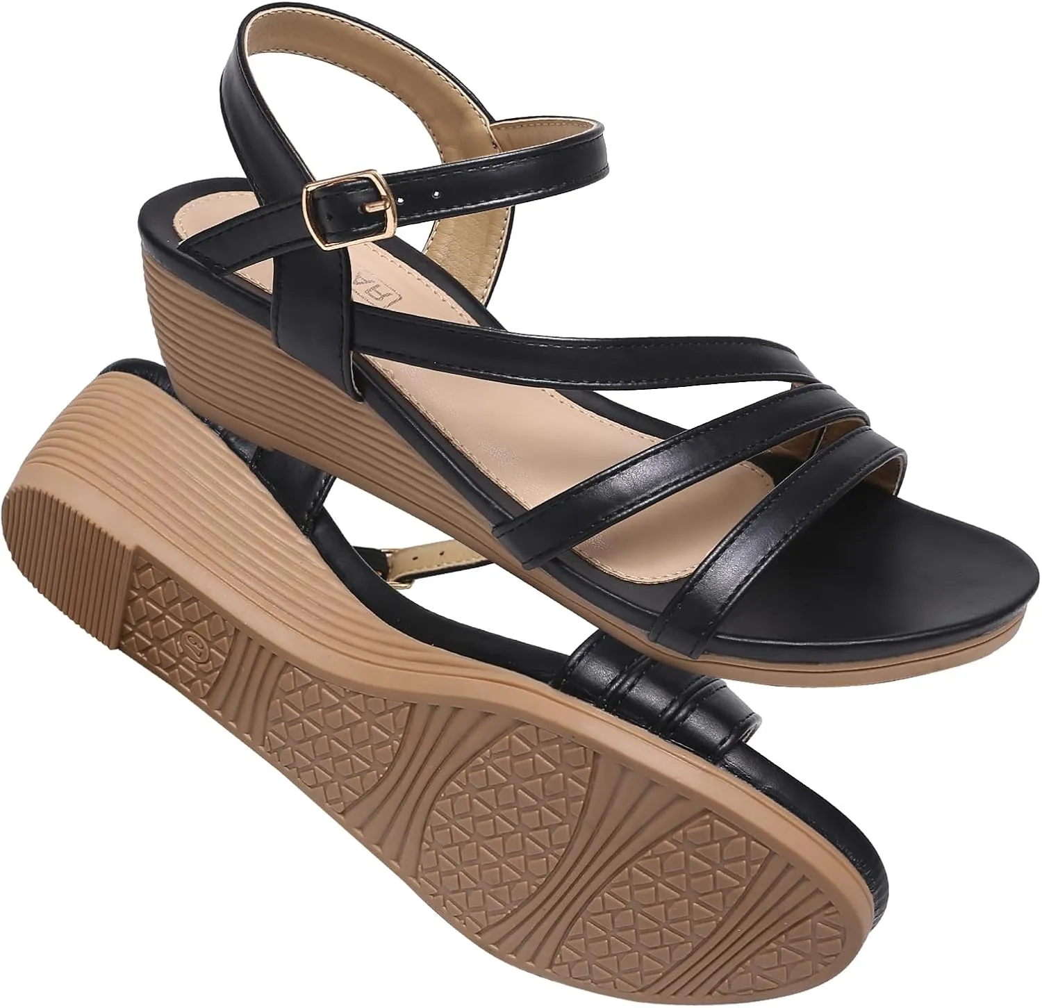 Wedge Sandals for Women Dressy - Summer Comfortable Platform Womens Sandal
