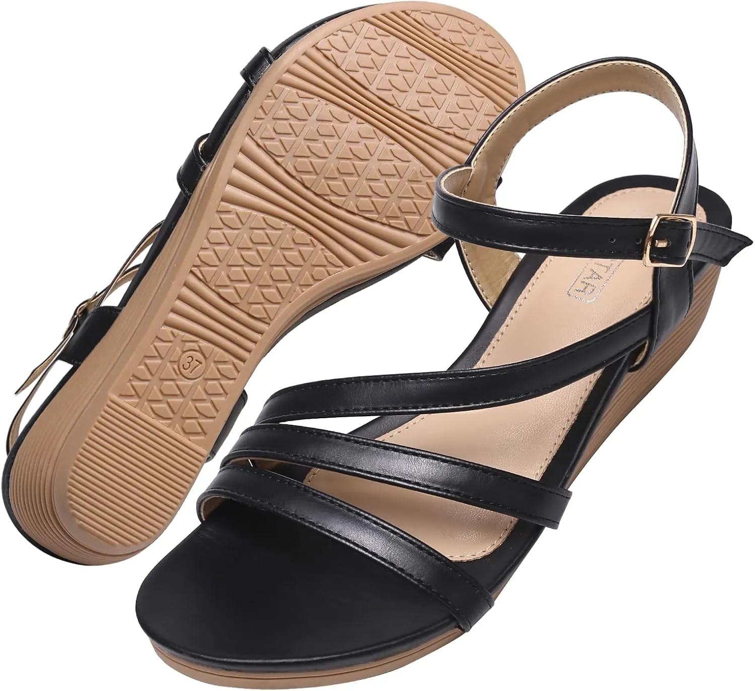 Wedge Sandals for Women Dressy - Summer Comfortable Platform Womens Sandal