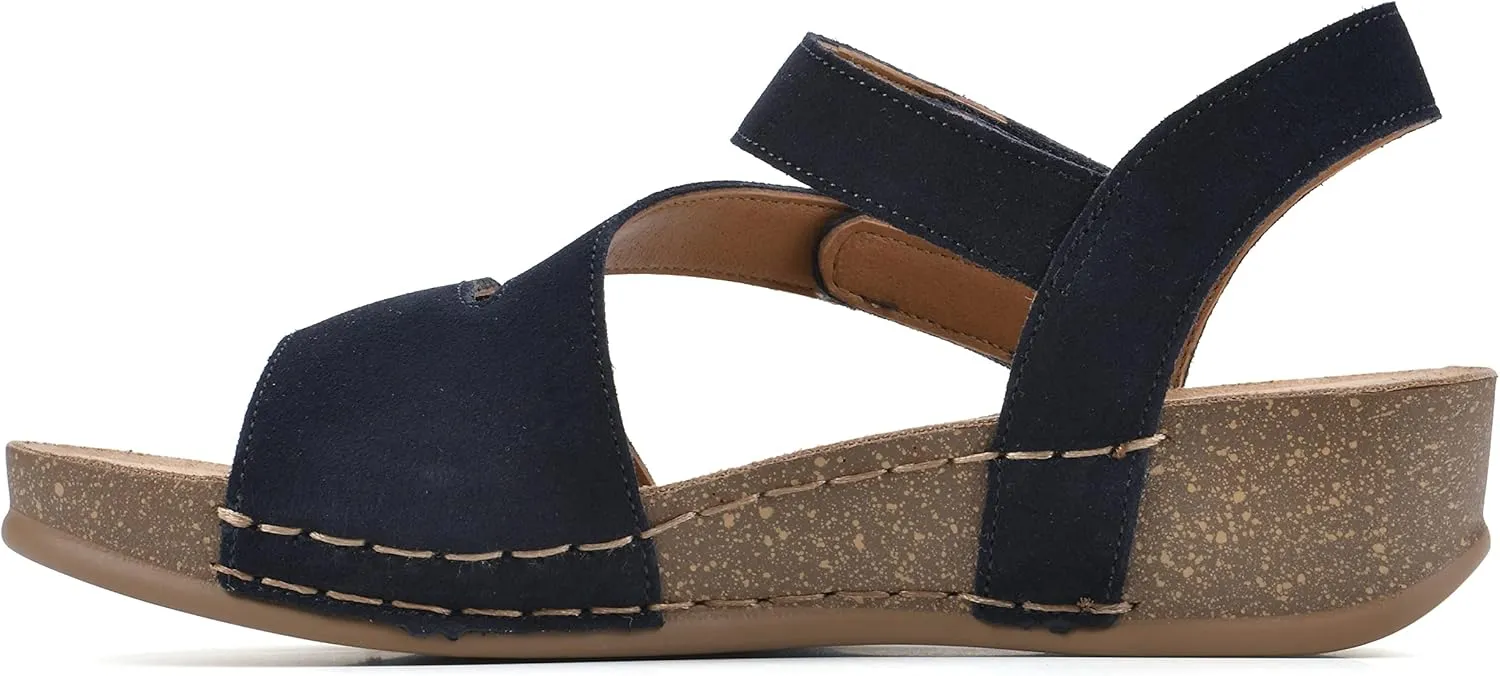 WHITE MOUNTAIN Women's Fern Wedge Sandal