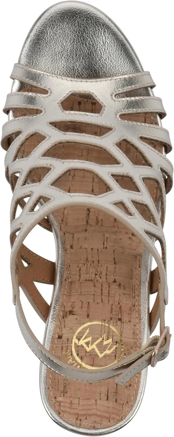 WHITE MOUNTAIN women's Flaming Wedge Sandal