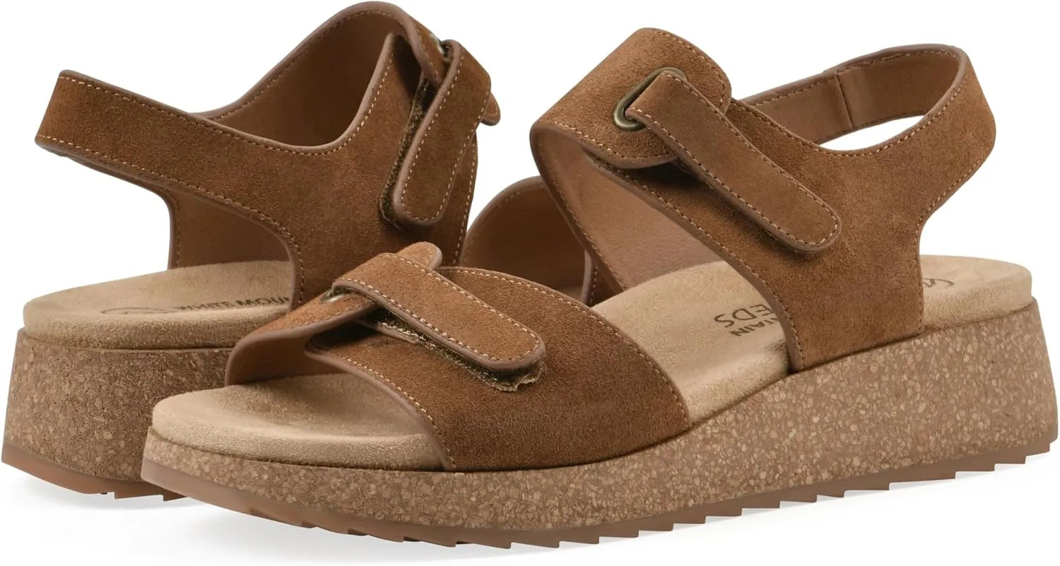 WHITE MOUNTAIN Women's Gelato Mini-Wedge Sandal