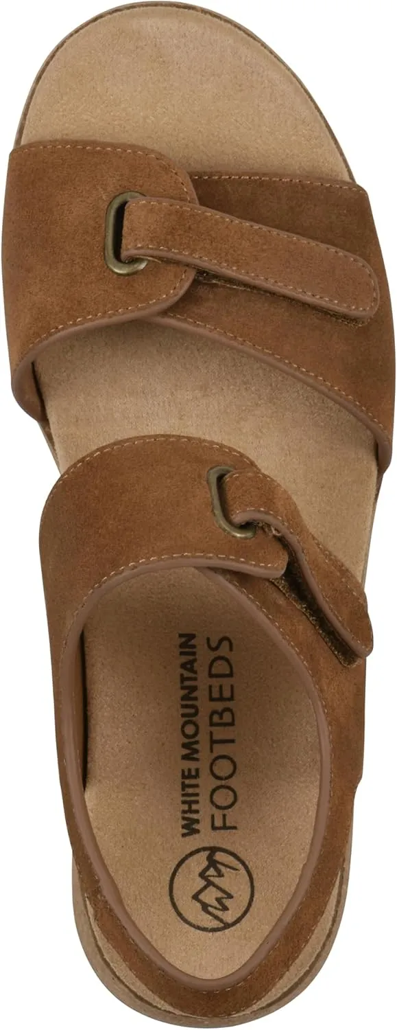 WHITE MOUNTAIN Women's Gelato Mini-Wedge Sandal