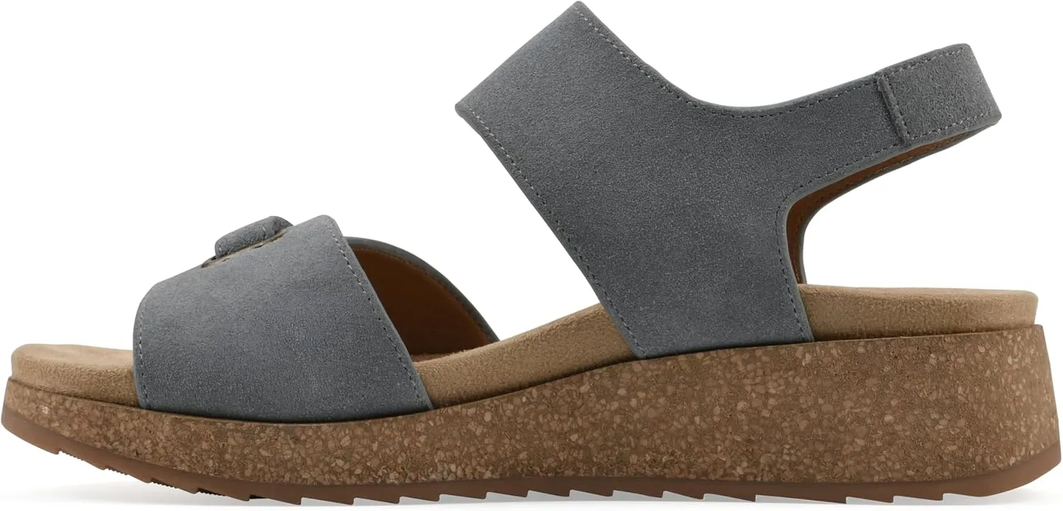 WHITE MOUNTAIN Women's Gelato Mini-Wedge Sandal