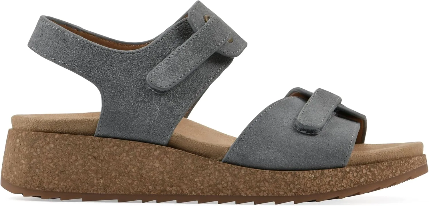 WHITE MOUNTAIN Women's Gelato Mini-Wedge Sandal