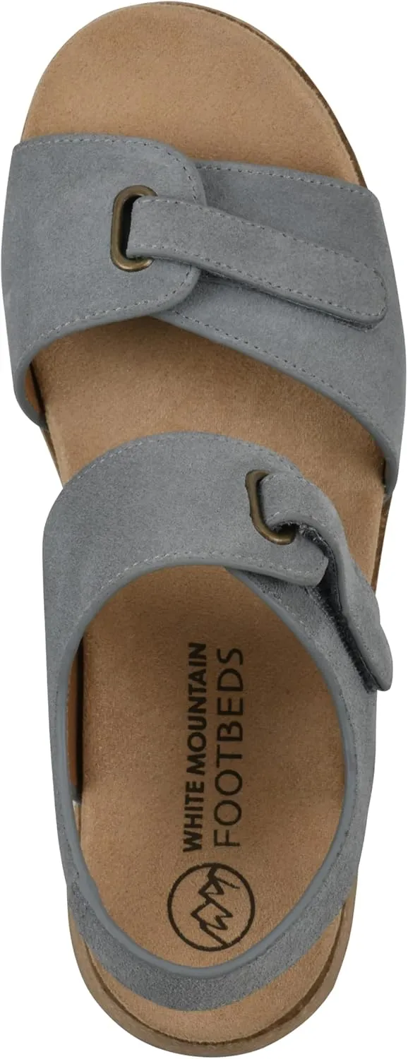 WHITE MOUNTAIN Women's Gelato Mini-Wedge Sandal
