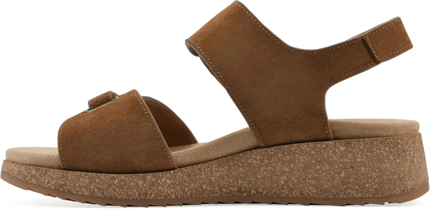 WHITE MOUNTAIN Women's Gelato Mini-Wedge Sandal