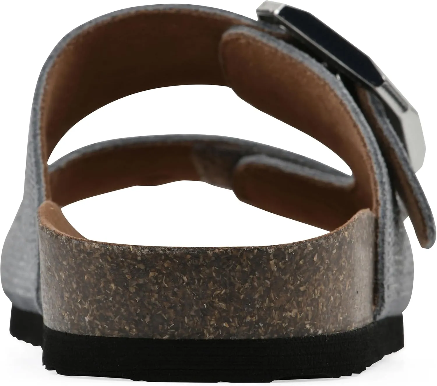 WHITE MOUNTAIN Women's Granitas Double-Strap Signature Comfort-Molded Footbed Sandal