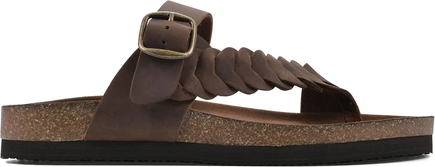 WHITE MOUNTAIN Women's Happier Footbed Sandal