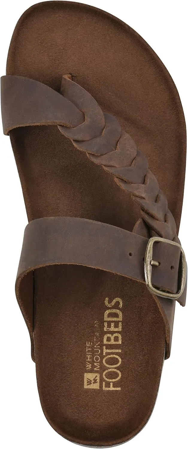 WHITE MOUNTAIN Women's Happier Footbed Sandal