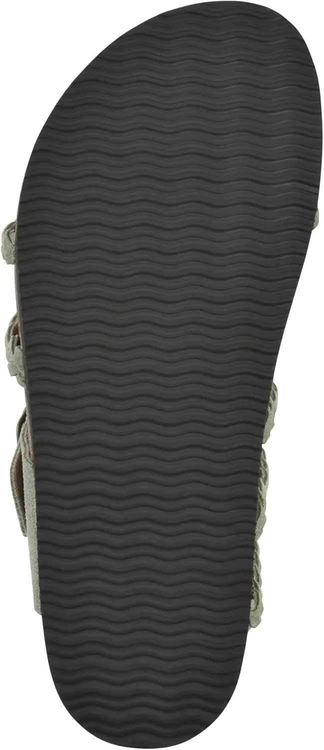 WHITE MOUNTAIN Women's Hayleigh Braided Signature Comfort-Molded Footbed Sandal
