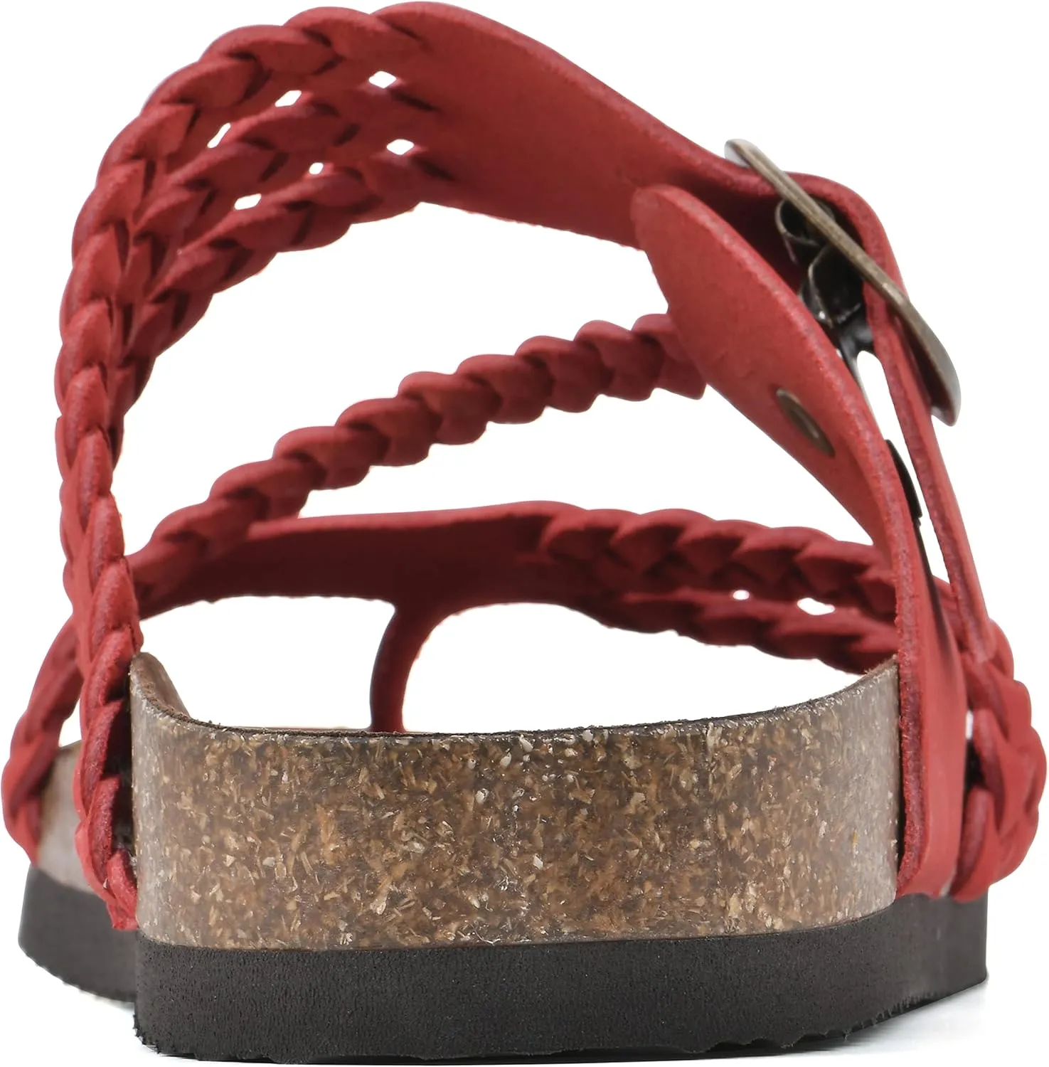 WHITE MOUNTAIN Women's Hayleigh Braided Signature Comfort-Molded Footbed Sandal