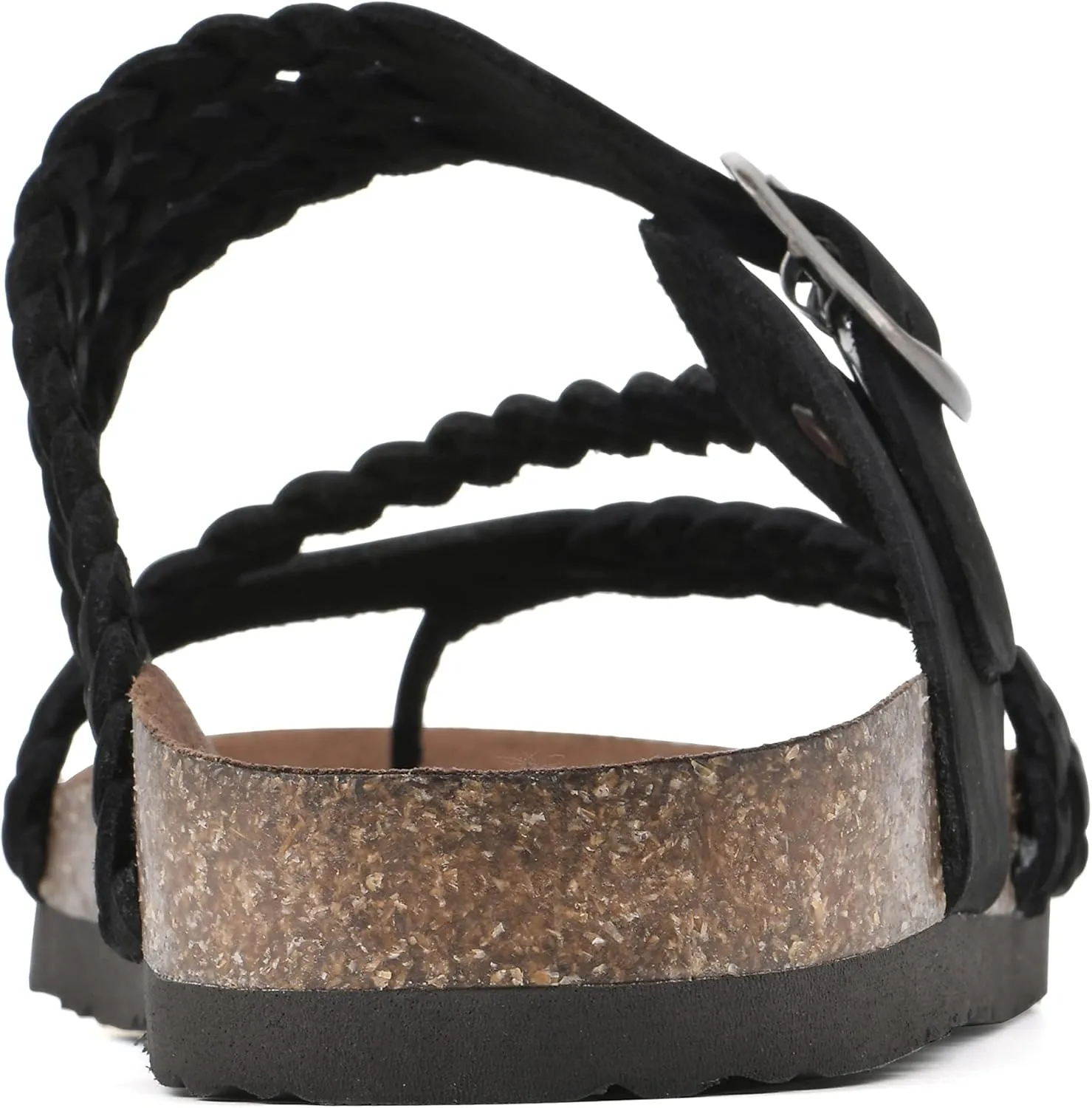 WHITE MOUNTAIN Women's Hayleigh Braided Signature Comfort-Molded Footbed Sandal