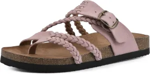 WHITE MOUNTAIN Women's Hayleigh Braided Signature Comfort-Molded Footbed Sandal