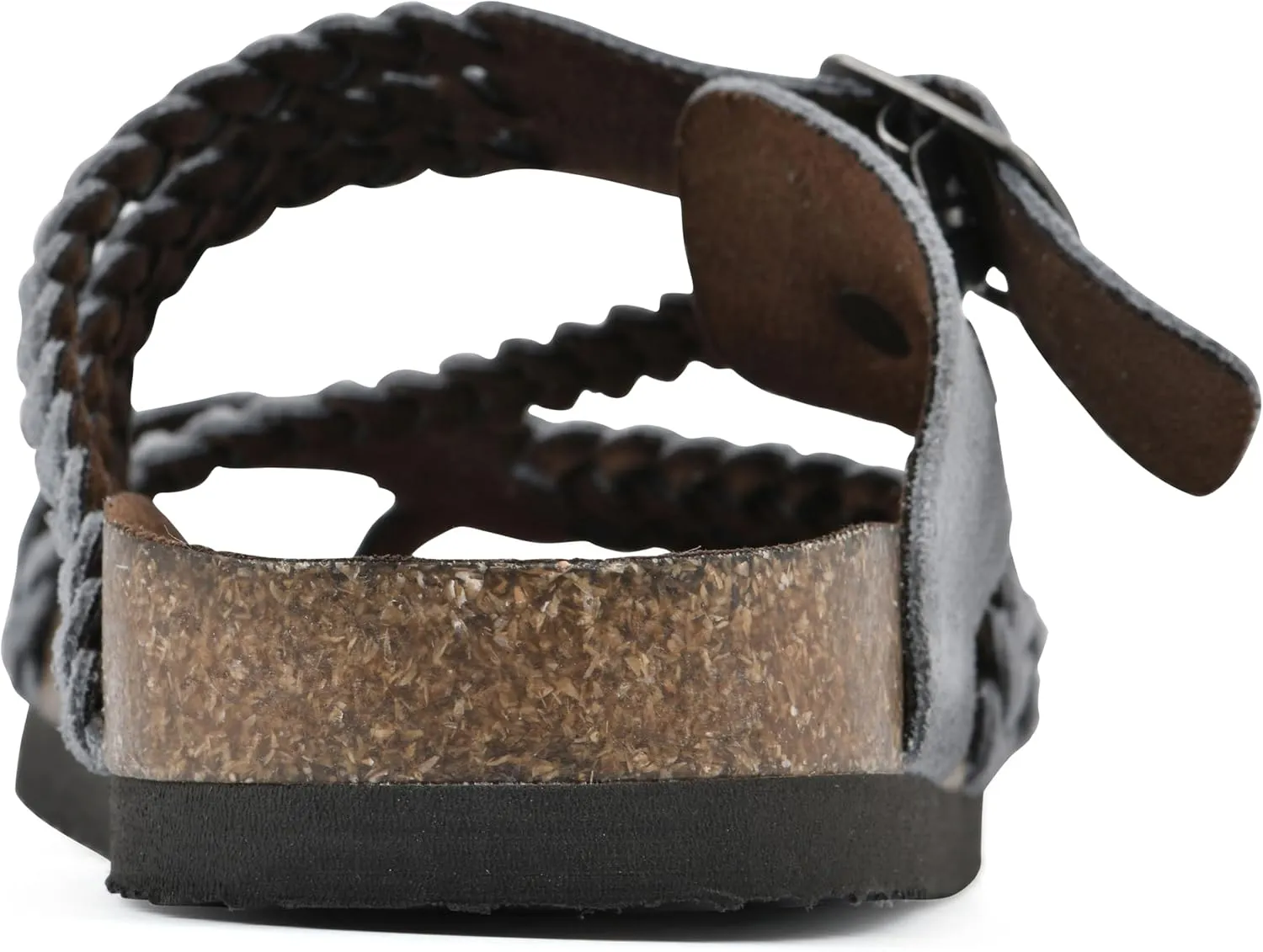 WHITE MOUNTAIN Women's Hayleigh Braided Signature Comfort-Molded Footbed Sandal