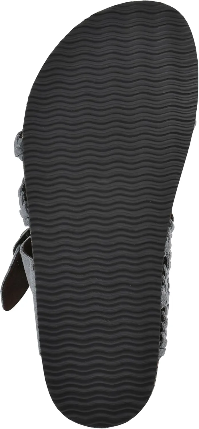 WHITE MOUNTAIN Women's Hayleigh Braided Signature Comfort-Molded Footbed Sandal