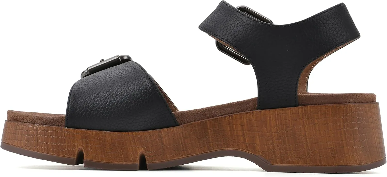 WHITE MOUNTAIN Women's Leftmost Platform Sandal