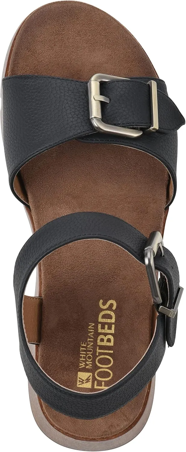 WHITE MOUNTAIN Women's Leftmost Platform Sandal