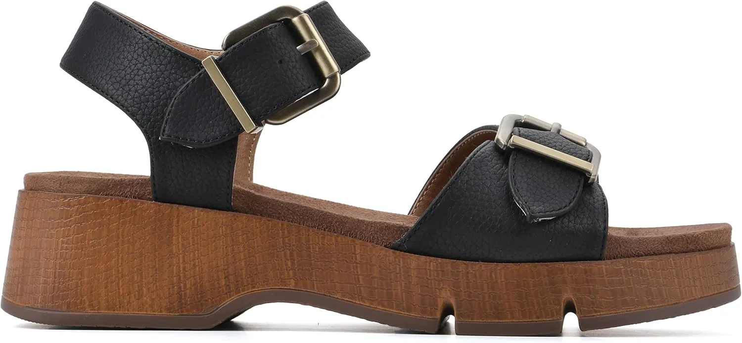 WHITE MOUNTAIN Women's Leftmost Platform Sandal