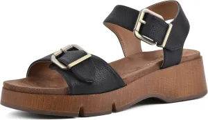 WHITE MOUNTAIN Women's Leftmost Platform Sandal