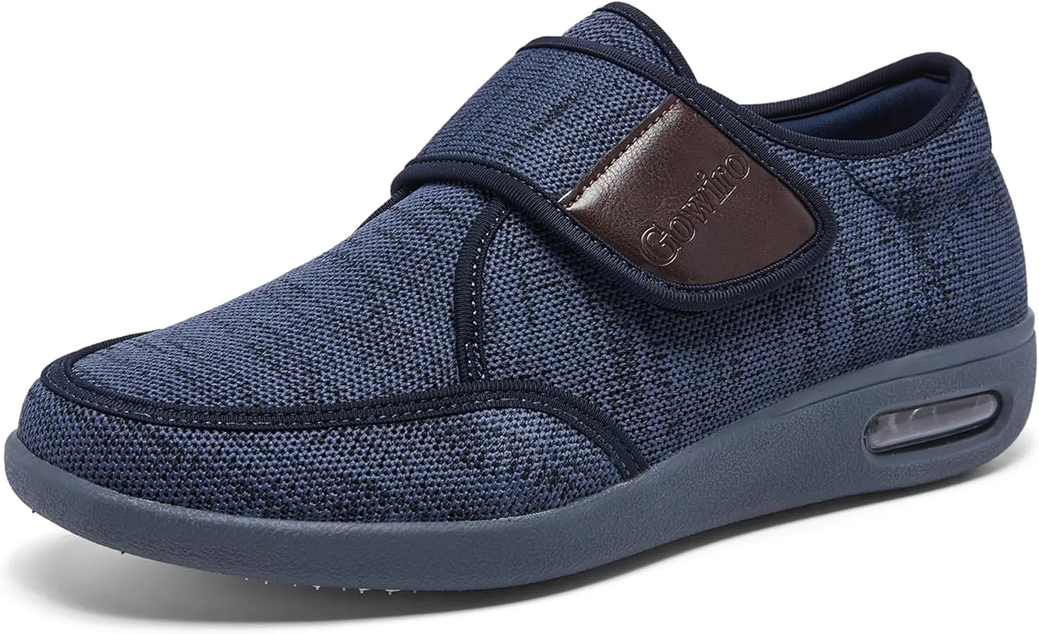Wide Diabetic Edema Shoes, Fully Adjustable Closure, Easy to Put on and take Off, air Cushion Walking Shoes Suitable for Swollen feet of The Elderly for Outdoor