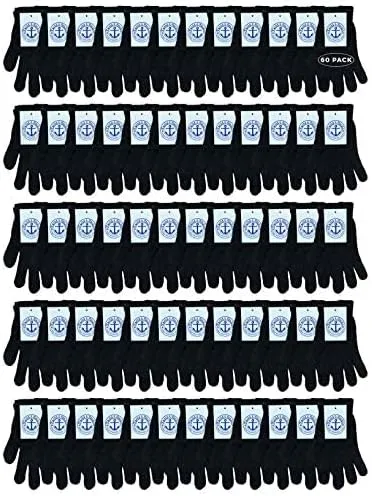 Winter Set of Wholesale Winter Gloves, Beanies, and Cotton Socks, Homeless Shelter Donation Special.