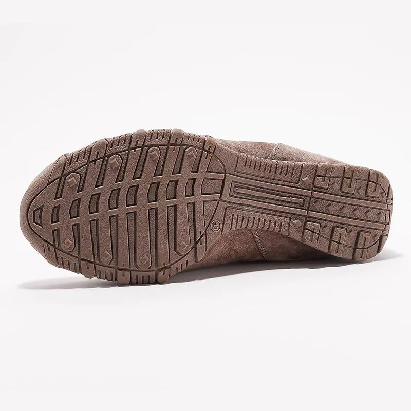 Women Casual Relaxed Fit Suede Boots