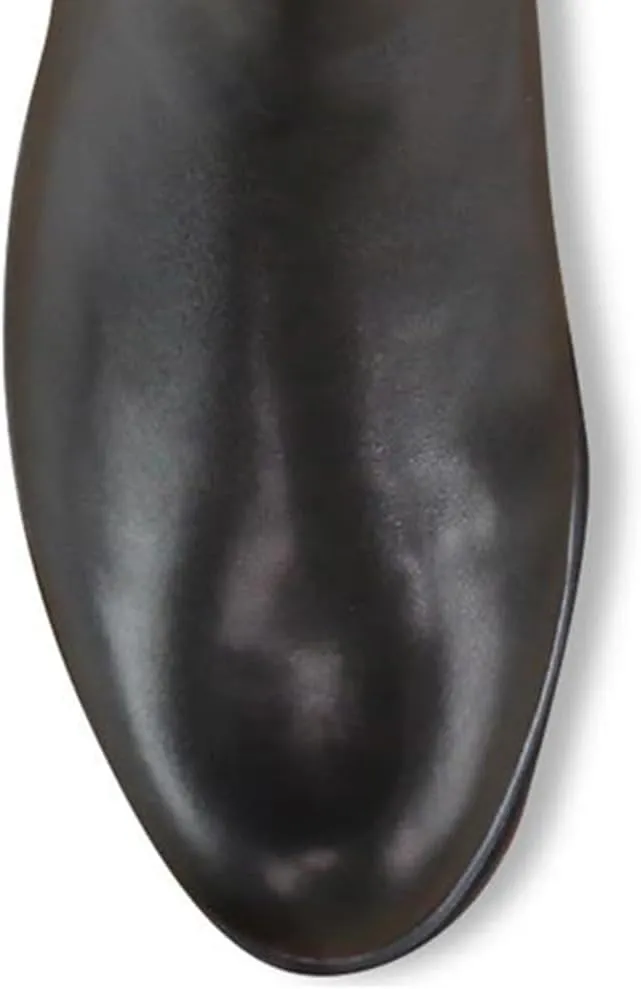 Women Classic Round Toe Flat Heel Chelsea Ankle Boots Elastic Side Zipper Comfortable Daily Wear Booties Size 4-16 US