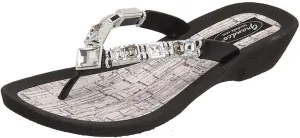 Women's 27143c Flawless Cork Jeweled Waterproof Summer Thong Sandals Platforms