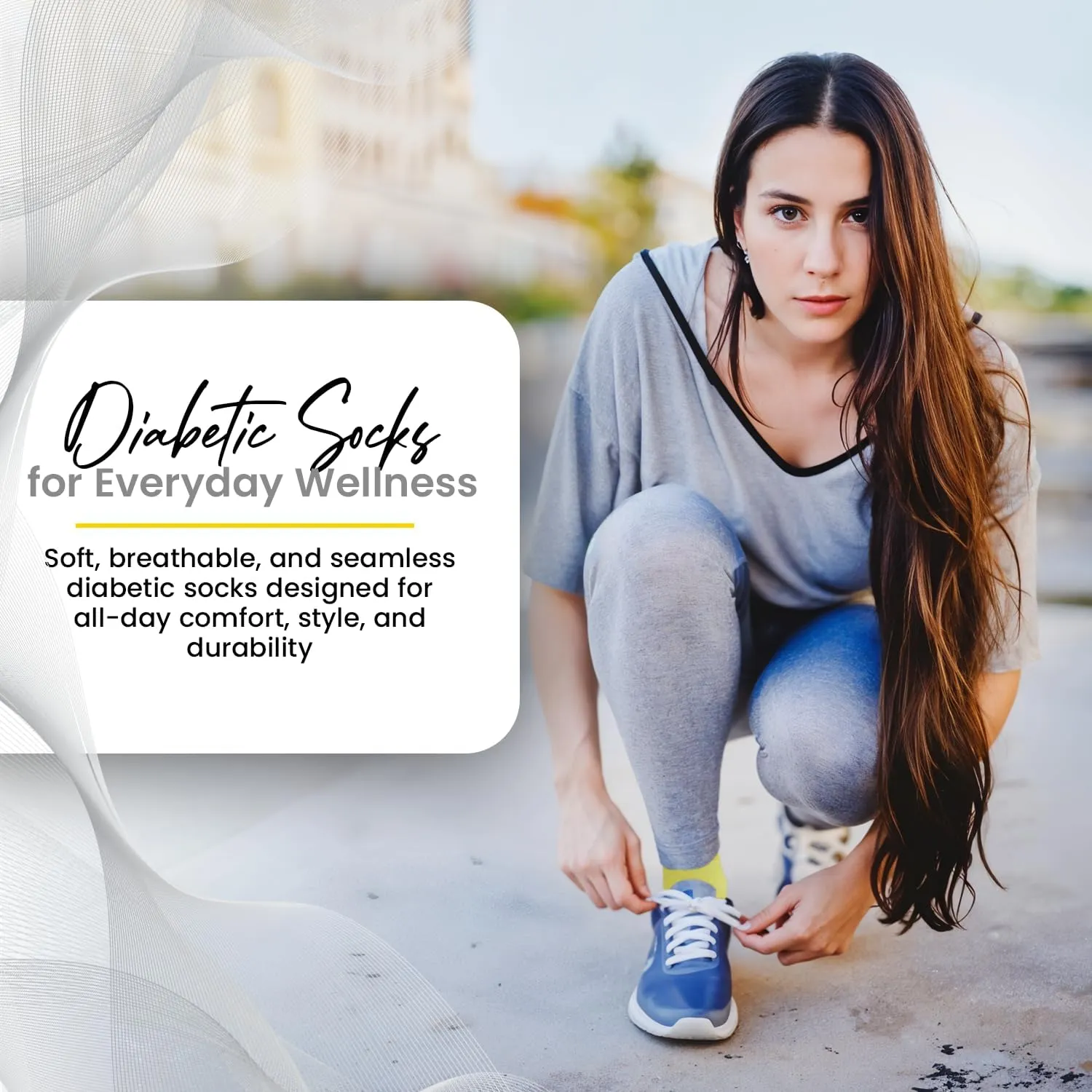 Women's Ankle Socks Seamless Dress Diabetic Socks for Women, Ribbed Combed Cotton Turn Cuff, Lightweight Diabetic Ankle Wear