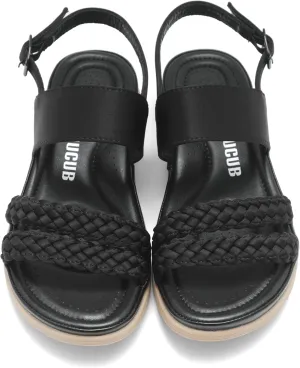 Women's Flat Sandals Ankle Strap Open Toe Summer Braided Sandal Beach Comfortable Platform Outdoor Slingback Dress Shoes