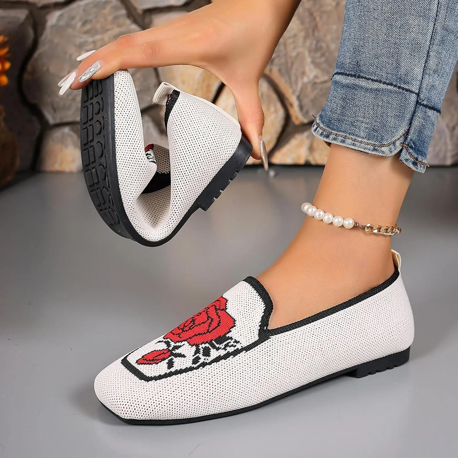 Women's Flats Shoes Comfortable Dressy Pointed Toe Washable Ballet Flat