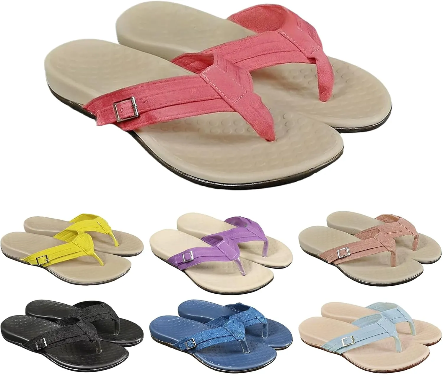 Womens Flip Flops Causal Summer Dress Sandals 2025 Comfortable Open Toe Slip On Slippers Walking Beach Shoes