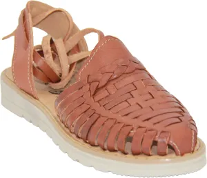 Women’s Lace Up Leather Sandals, Women’s Mexican Huarache Sandal