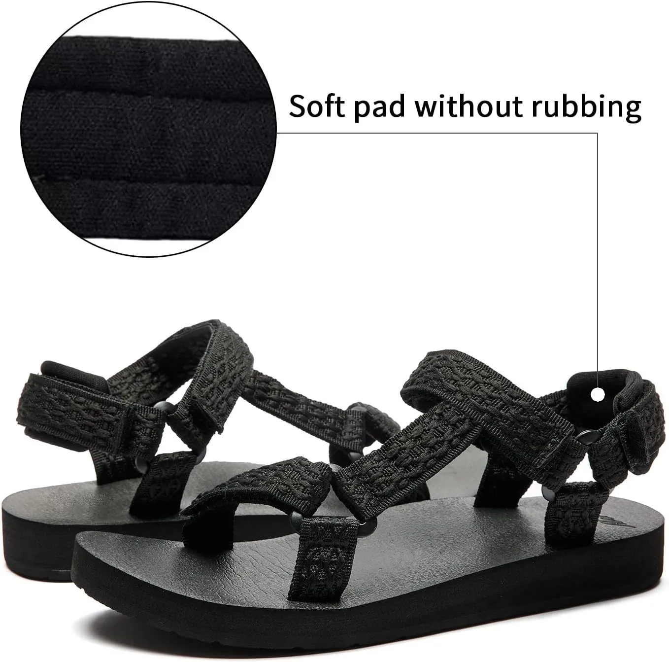 Women's Original Sandals Comfortable Quick-Drying Casual Sport Sandal Walking Hiking Water Sandals With Arch Support