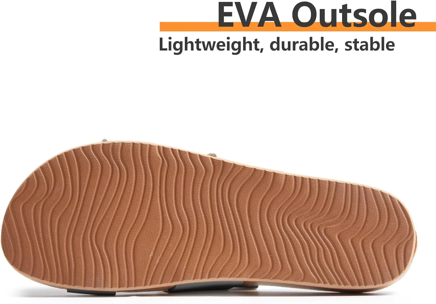 Womens Sandals Arch Support Beach Slides for Women Orthotic Summer Causal Cork Footbed Adjustable Lightweight Comfortable Slip on Cushion Cute 2 Strap Flat sandalias de mujer