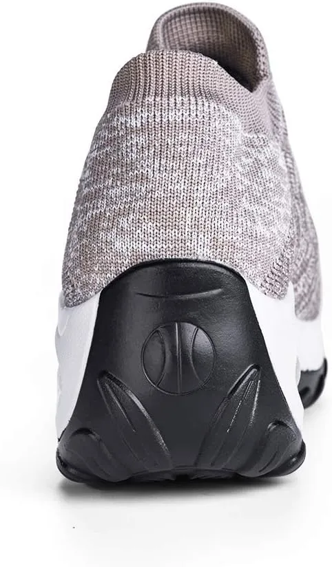 Women's Walking Shoes Sock Sneakers - Mesh Slip On Air Cushion Lady Girls Modern Jazz Dance Easy Shoes Platform Loafers