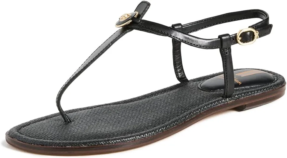 Worth the price Toe Ankle Edelman Thong Sandal Strap Open Future-proof Embellished Sam Flat Signet Black Gigi