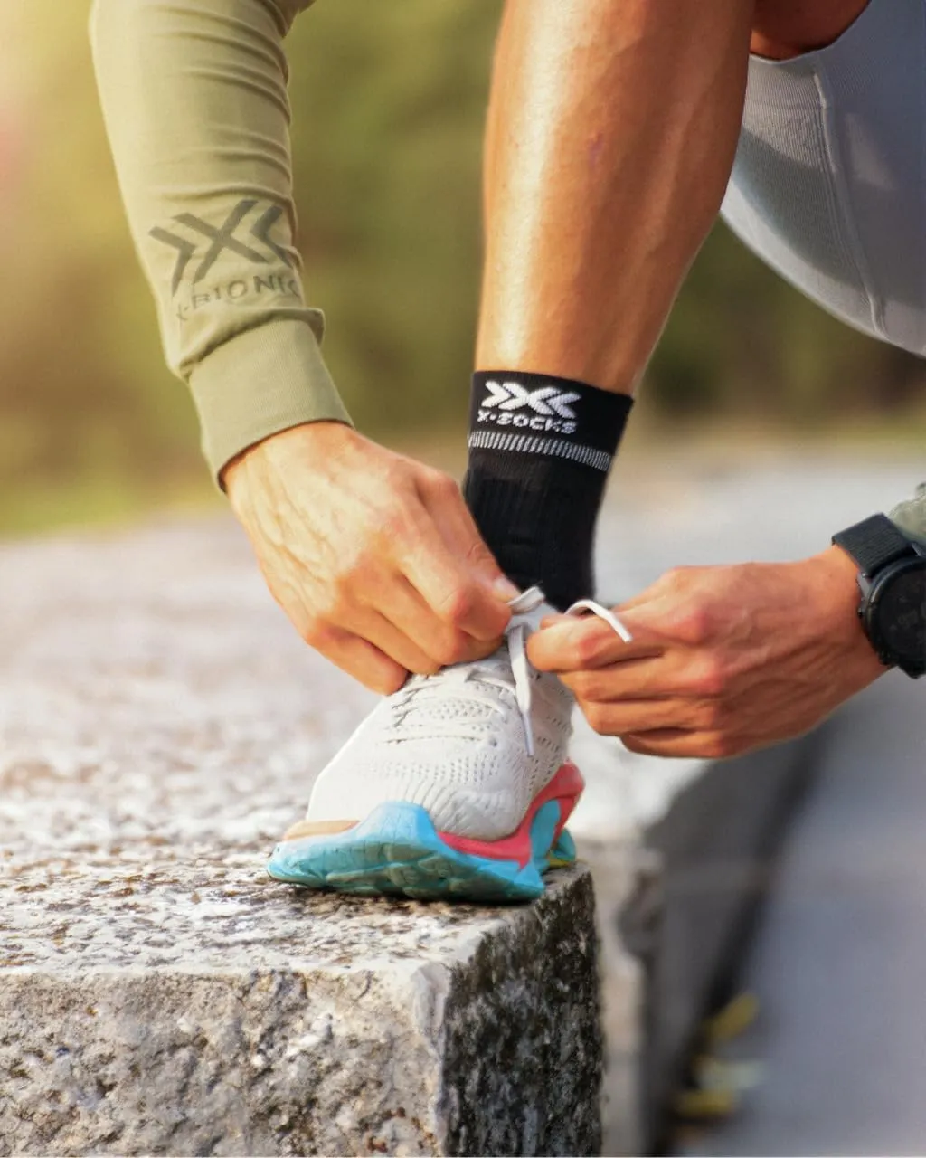 X-Socks® RUN PERFORMANCE Compression Athletic Running Quarter Socks Unisex